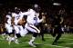 COLUMBIA, MO - NOVEMBER 30: Quarterback Johnny Manziel #2 of the Texas A&M Aggies scrambles during the game against the Missouri Tigers on November 30, 2013 in Columbia, Missouri. (Photo by Jamie Squire/Getty Images)