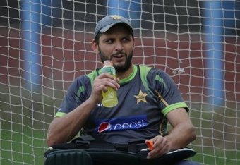 "Boom Boom" Afridi is relaxed as he prepares for the World T20 game against India.