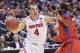 Mar 20, 2014; Buffalo, NY, USA;Ohio State Buckeyes guard Aaron Craft (4) drives to the basket against Ohio State Buckeyes in the second half of a men's college basketball game during the second round of the 2014 NCAA Tournament at First Niagara Center. Ma