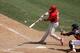 KISSIMMEE, FL - MARCH 20: Bobby Abreu #53 of the Philadelphia Phillies swings at a pitch in the sixth inning of a game againt the Houston Astros at Osceola County Stadium on March 20, 2014 in Kissimmee, Florida. Philadelphia won the game 6-3. (Photo by