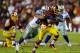 LANDOVER, MD - DECEMBER 30: Alfred Morris #46 of the Washington Redskins is tackled by Jason Hatcher #97 of the Dallas Cowboys in the second quarter of their game at FedExField on December 30, 2012 in Landover, Maryland. (Photo by Rob Carr/Getty Images