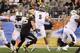 GLENDALE, AZ - JANUARY 01: Quarterback Blake Bortles #5 of the UCF Knights throws a pass during the Tostitos Fiesta Bowl against the Baylor Bears at University of Phoenix Stadium on January 1, 2014 in Glendale, Arizona. (Photo by Christian Petersen/Gett