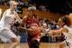 Mar 22, 2014; Durham, NC, USA; Oklahoma Sooners guard Aaryn Ellenberg (3) dribbles the ball as DePaul Blue Demons guard/forward Megan Podkowa (30) defends in the first half of a women's college basketball game in the first round of the NCAA Tournament at