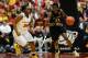 Mar 22, 2014; Ames, IA, USA; Florida State Seminoles forward Natasha Howard (33) drives up the court against the Iowa State Cyclones in the second half of a women's college basketball game in the first round of the NCAA Tournament at James H. Hilton Colis