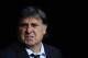 MADRID, SPAIN - MARCH 23: Gerardo Martino, coach of Barcelona looks on during the La Liga match between Real Madrid CF and FC Barcelona at the Bernabeu on March 23, 2014 in Madrid, Spain. (Photo by Denis Doyle/Getty Images)