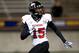 Nov 20, 2013; Toledo, OH, USA; Northern Illinois Huskies safety Jimmie Ward (15) warms up before the game against the Toledo Rockets at Glass Bowl. Mandatory Credit: Raj Mehta-USA TODAY Sports
