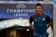 MANCHESTER, ENGLAND - OCTOBER 01: Mario Mandzukic of FC Bayern Muenchen walks out of the tunnel during a training session at Etihad Stadium on October 1, 2013 in Manchester, England. (Photo by Laurence Griffiths/Getty Images)