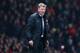 MANCHESTER, ENGLAND - MARCH 25: Manchester United Manager David Moyes reacts during the Barclays Premier League match between Manchester United and Manchester City at Old Trafford on March 25, 2014 in Manchester, England. (Photo by Alex Livesey/Getty Im