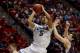 SAN DIEGO, CA - MARCH 23: Kyle Anderson #5 of the UCLA Bruins goes up against the Stephen F. Austin Lumberjacks during the third round of the 2014 NCAA Men's Basketball Tournament at Viejas Arena on March 23, 2014 in San Diego, California. (Photo by Don