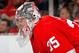 DETROIT, MI - MARCH 14: Jimmy Howard #35 of the Detroit Red Wings defends the net against the Edmonton Oilers at Joe Louis Arena on March 14, 2014 in Detroit, Michigan. (Photo by Gregory Shamus/Getty Images)