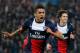 PARIS, FRANCE - MARCH 12: Marquinhos of Paris Saint-Germain (L) celebrates as he scores their first goal during the UEFA Champions League Round of 16 second leg match between Paris Saint-Germain FC and Bayer Leverkusen at Parc des Princes on March 12, 20