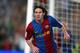 Lionel Messi scored twice—once with a handball.