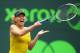 KEY BISCAYNE, FL - MARCH 24: Maria Sharapova of Russia retuns a shot to Kirsten Flipkens of Belgium during their match on day 8 of the Sony Open at Crandon Park Tennis Center on March 24, 2014 in Key Biscayne, Florida. (Photo by Al Bello/Getty Images)