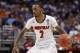Mar 22, 2014; Orlando, FL, USA; Louisville Cardinals guard Russ Smith (2) controls the ball against the Saint Louis Billikens in the first half of a men's college basketball game during the third round of the 2014 NCAA Tournament at Amway Center. Mandator