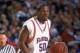 9 Mar 2001: Udonis Haslem #50 of the Florida Gators dribbles the ball during the South Eastern Conference Tournament Game against the Alabama Crimson Tide at the Gaylord Entertainment Center in Nashville, Tennessee. The Gators defeated the Crimson Tide 6