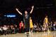 LOS ANGELES, CA - DECEMBER 20: Kevin Love #42 of the Minnesota Timberwolves reacts during a game against the Los Angeles Lakers at Staples Center on December 20, 2013 in Los Angeles, California. NOTE TO USER: User expressly acknowledges and agrees that, b