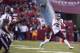 FAYETTEVILLE, AR - SEPTEMBER 28: Johnny Manziel #2 of the Texas A&M Aggies throws a pass against the Arkansas Razorbacks at Razorback Stadium on September 28, 2013 in Fayetteville, Arkansas. The Aggies defeated the Razorbacks 45-33. (Photo by Wesley Hi