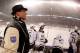 CHICAGO, IL - MARCH 1: (EDITORIAL USE ONLY) Head Coach Dan Bylsma of the Pittsburgh Penguins looks on during the 2014 NHL Stadium Series game against the Chicago Blackhawks on March 1, 2014 at Soldier Field in Chicago, Illinois. (Photo by Gregory Shamus/