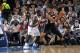 DALLAS, TX - DECEMBER 26: Tim Duncan #21 of the San Antonio Spurs posts up against DeJuan Blair #45 of the Dallas Mavericks on December 26, 2013 at the American Airlines Center in Dallas, Texas. NOTE TO USER: User expressly acknowledges and agrees that, b