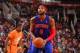 PHOENIX, AZ - MARCH 21: Andre Drummond #0 of the Detroit Pistons takes a free throw against the Phoenix Suns on March 21, 2014 at U.S. Airways Center in Phoenix, Arizona. NOTE TO USER: User expressly acknowledges and agrees that, by downloading and or usi