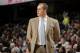 CLEVELAND, OH - MARCH 30: Frank Vogel head coach of the Indiana Pacers stands on the sideline during a game against the Cleveland Cavaliers at The Quicken Loans Arena on March 30, 2014 in Cleveland, Ohio. NOTE TO USER: User expressly acknowledges and agre