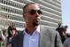 Darren Sharper leaves a courthouse in Los Angeles after a hearing on Feb. 14.