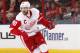 SUNRISE, FL - FEBRUARY 6: Henrik Zetterberg #40 of the Detroit Red Wings skates for position against the Florida Panthers at the BB&T Center on February 6, 2014 in Sunrise, Florida. (Photo by Eliot J. Schechter/NHLI via Getty Images)