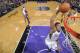 SACRAMENTO, CA - APRIL 2: Rudy Gay #8 of the Sacramento Kings dunks against the Los Angeles Lakers at Sleep Train Arena on April 2, 2014 in Sacramento, California. NOTE TO USER: User expressly acknowledges and agrees that, by downloading and or using thi