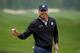 HUMBLE, TX - APRIL 06: Matt Kuchar of the United States celebrates on the green after putting for birdie on the fifteenth hole during the final round of the Shell Houston Open at the Golf Club of Houston on April 6, 2014 in Humble, Texas. (Photo by Scot