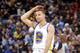 OAKLAND, CA - APRIL 4: Stephen Curry #30 of the Golden State Warriors in a game against the Sacramento Kings on April 4, 2014 at Oracle Arena in Oakland, California. NOTE TO USER: User expressly acknowledges and agrees that, by downloading and or using th