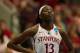 Apr 1, 2014; Stanford, CA, USA; Stanford Cardinal forward Chiney Ogwumike (13) lines up for a North Carolina Tar Heels free throw during the first half in the finals of the Stanford regional in the 2014 NCAA Tournament at at Maples Pavilion. Mandatory Cre