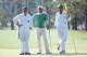 AUGUSTA, GA - APRIL 10: Fred Couples of the United States waits with two caddies during the first round of the 2014 Masters Tournament at Augusta National Golf Club on April 10, 2014 in Augusta, Georgia. (Photo by Andrew Redington/Getty Images)