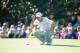 AUGUSTA, GA - APRIL 10: Jimmy Walker of the United States lines up a putt on the first hole during the first round of the 2014 Masters Tournament at Augusta National Golf Club on April 10, 2014 in Augusta, Georgia. (Photo by Andrew Redington/Getty Image