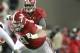 Oct 27, 2012; Tuscaloosa, AL, USA; Alabama Crimson Tide offensive lineman Chad Lindsay (78) prepares to block for quarterback Blake Sims (6) in the game against the Mississippi State Bulldogs at Bryant Denny Stadium. Mandatory Credit: Marvin Gentry-USA T