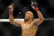 Jul 6, 2013; Las Vegas, NV, USA; Edson Barboza wins his Lightweight Bout at the MGM Grand Garden Arena. Mandatory Credit: Jayne Kamin-Oncea-USA TODAY Sports