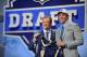 Sam Bradford, right, with NFL commissioner Roger Goodell on draft day 2010.