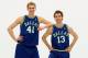 DALLAS - 2001: Steve Nash #13 and Dirk Nowitzki #41 of the Dallas Mavericks pose for a 2001 photo. NOTE TO USER: User expressly acknowledges that, by downloading and or using this photograph, User is consenting to the terms and conditions of the Getty Im