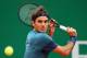 MONTE-CARLO, MONACO - APRIL 20: Roger Federer of Switzerland in action against Stanislas Wawrinka of Switzerland in the final during day eight of the ATP Monte Carlo Rolex Masters Tennis at Monte-Carlo Sporting Club on April 20, 2014 in Monte-Carlo, Mona