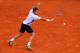 MONTE-CARLO, MONACO - APRIL 20: Stanislas Wawrinka of Switzerland in action against Roger Federer of Switzerland in the final during day eight of the ATP Monte Carlo Rolex Masters Tennis at Monte-Carlo Sporting Club on April 20, 2014 in Monte-Carlo, Mona