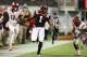 Dec 28, 2012; Orlando, FL, USA; Virginia Tech Hokies cornerback Antone Exum (1) returns an interception thrown by Rutgers Scarlet Knights quarterback Gary Nova (not pictured) during the fourth quarter of the 2012 Russell Athletic Bowl at the Citrus Bowl.