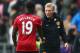 SWANSEA, WALES - AUGUST 17: David Moyes (R) the manager of Manchester United shakes hands with Danny Welbeck (L) after the final whistle during the Barclays Premier League match between Swansea City and Manchester United at the Liberty Stadium on August