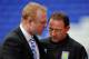 BIRMINGHAM, ENGLAND - SEPTEMBER 13: Martin O'Neil of Aston Villa chats with Alex McLeish of Birmingham City during the Barclays Premier League match between Birmingham City and Aston Villa at St. Andrews Stadium on September 13, 2009 in Birmingham, Engla