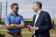 Cubs GM Theo Epstein, left, and owner Tom Ricketts.