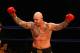 MELBOURNE, AUSTRALIA - APRIL 28: Lucas Browne of Australia celebrates after he defeated James Toney of the USA in the WBC Super Heavyweight bout between Lucas Browne and James Toney at the Melbourne Convention and Exhibition Centre on April 28, 2013 in M