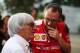 KUALA LUMPUR, MALAYSIA - MARCH 29: F1 Supremo Bernie Ecclestone talks to Ferrari Team Principal Stefano Domenicali after qualifying for the Malaysia Formula One Grand Prix at the Sepang Circuit on March 29, 2014 in Kuala Lumpur, Malaysia. (Photo by Mark