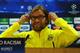 LONDON, ENGLAND - OCTOBER 21: Borussia Dortmund coach Jurgen Klopp faces the media during a Borussia Dortmund press conference ahead of the UEFA Champions League Group F match against Arsenal at Emirates Stadium on October 21, 2013 in London, England. (