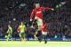 MANCHESTER, ENGLAND - APRIL 26: Wayne Rooney of Manchester United celebrates his first half penalty during the Barclays Premier League match between Manchester United and Norwich City at Old Trafford on April 26, 2014 in Manchester, England. (Photo by La