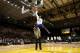NEW ORLEANS, LA - FEBRUARY 15: Thanasis Antetokounmpo #19 of the Deleware 87ers dunks over his brother, Giannis Antetokounmpo of the Milwaukee Bucks during the Slam Dunk Contest as part of the NBA Dream Factory presented by Boost Mobile 2014 at Sprint Ar