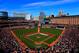 BALTIMORE, MD - MARCH 31: Members of the Boston Red Sox (L) and Baltimore Orioles stand on the field during the national anthem before the start of Opening Day at Oriole Park at Camden Yards on March 31, 2014 in Baltimore, Maryland. (Photo by Rob Carr/G