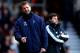 SOUTHAMPTON, ENGLAND - DECEMBER 22: (L-R) Tim Sherwood the Spurs interim manager directs his players as Mauricio Pochettino the Southampton manager looks on during the Barclays Premier League match between Southampton and Tottenham Hotspur at St Mary's S